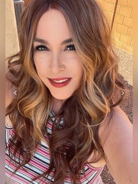 Sharpay in Natural Auburn with Highlights by Chelsey Smith Crowns